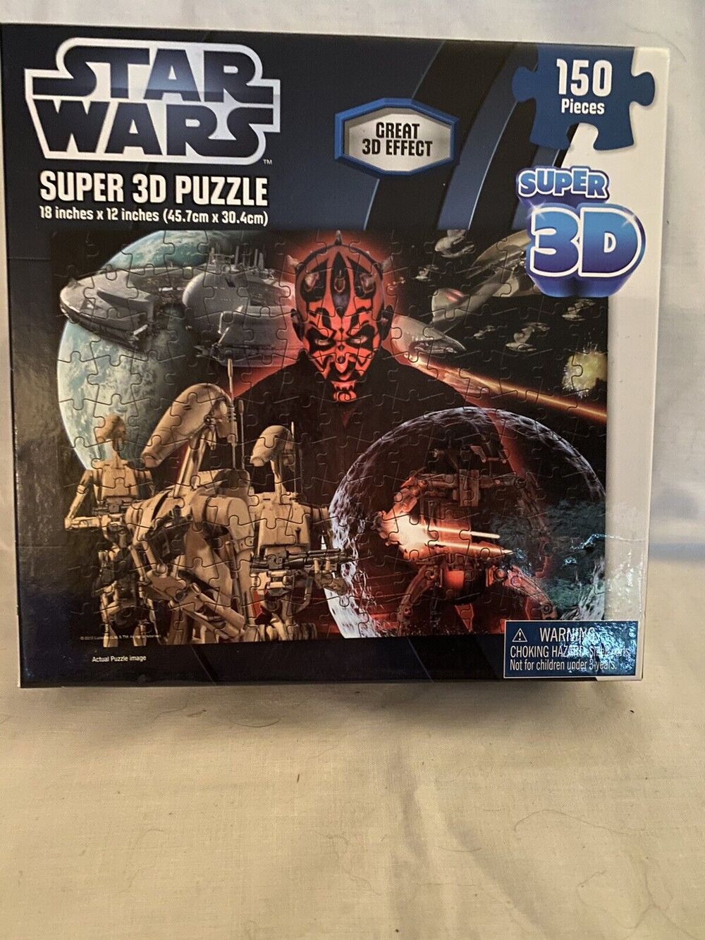 Star Wars Super 3D Puzzle 150PC BAU18857 New Sealed 18" x 12"
